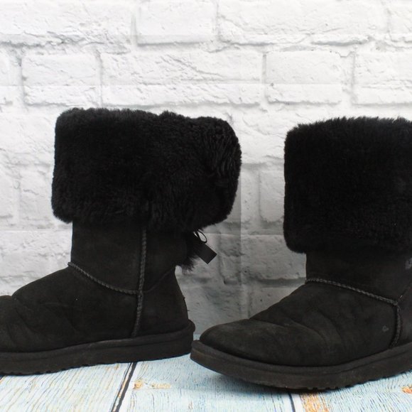 UGG Shearling Lined Boots Waterproof Boot Size 8 - Picture 2 of 8